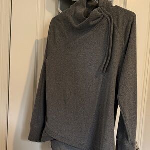 Maurices Charcoal Cowl Neck Sweater